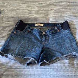 Side panel maternity jeans